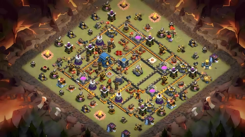 clash-of-clans-town-halll-twelve-war-layout-link-basescoc - war base - town hall 12