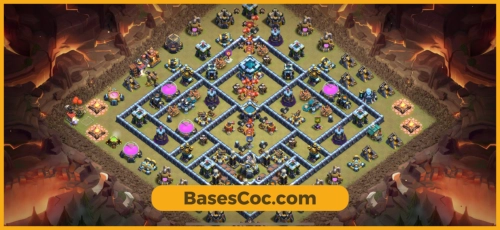 TH13 war Base