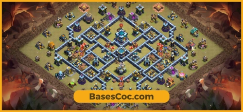 TH13 war Base