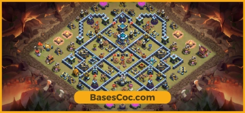 TH13 war Base