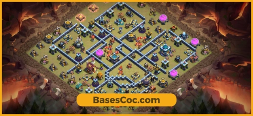 TH13 war Base