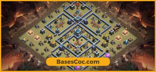 TH13 war Base