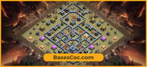 TH13 war Base