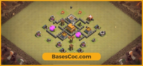 TH4 war Base