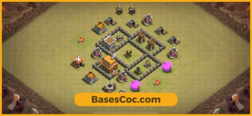 TH4 war Base