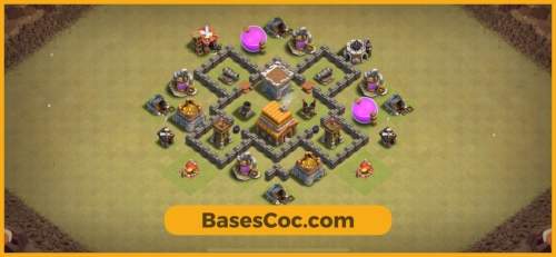 TH4 war Base