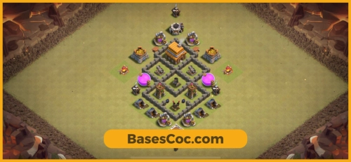 TH4 war Base