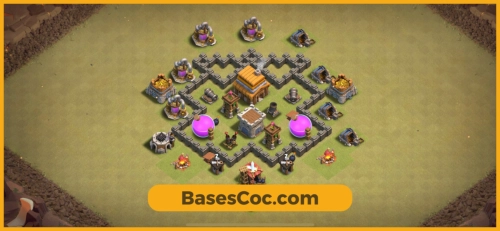 TH4 war Base