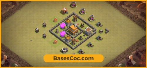 TH4 war Base