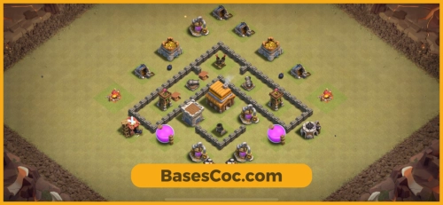 TH4 war Base
