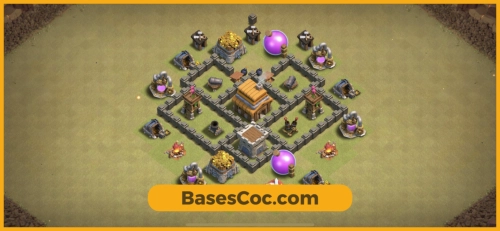 TH4 war Base