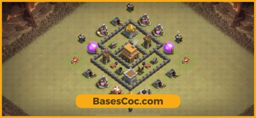 TH4 war Base