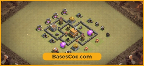 TH4 war Base