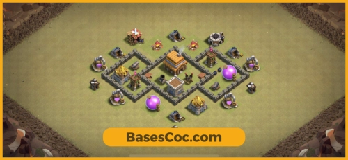 TH4 war Base