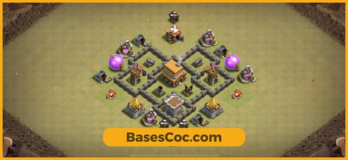 TH4 war Base