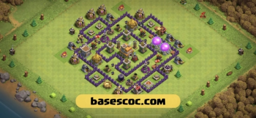 th720007 - trophy base - town hall 7