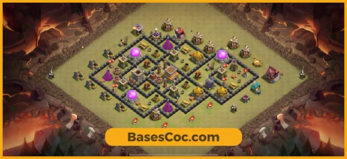TH8 war Base