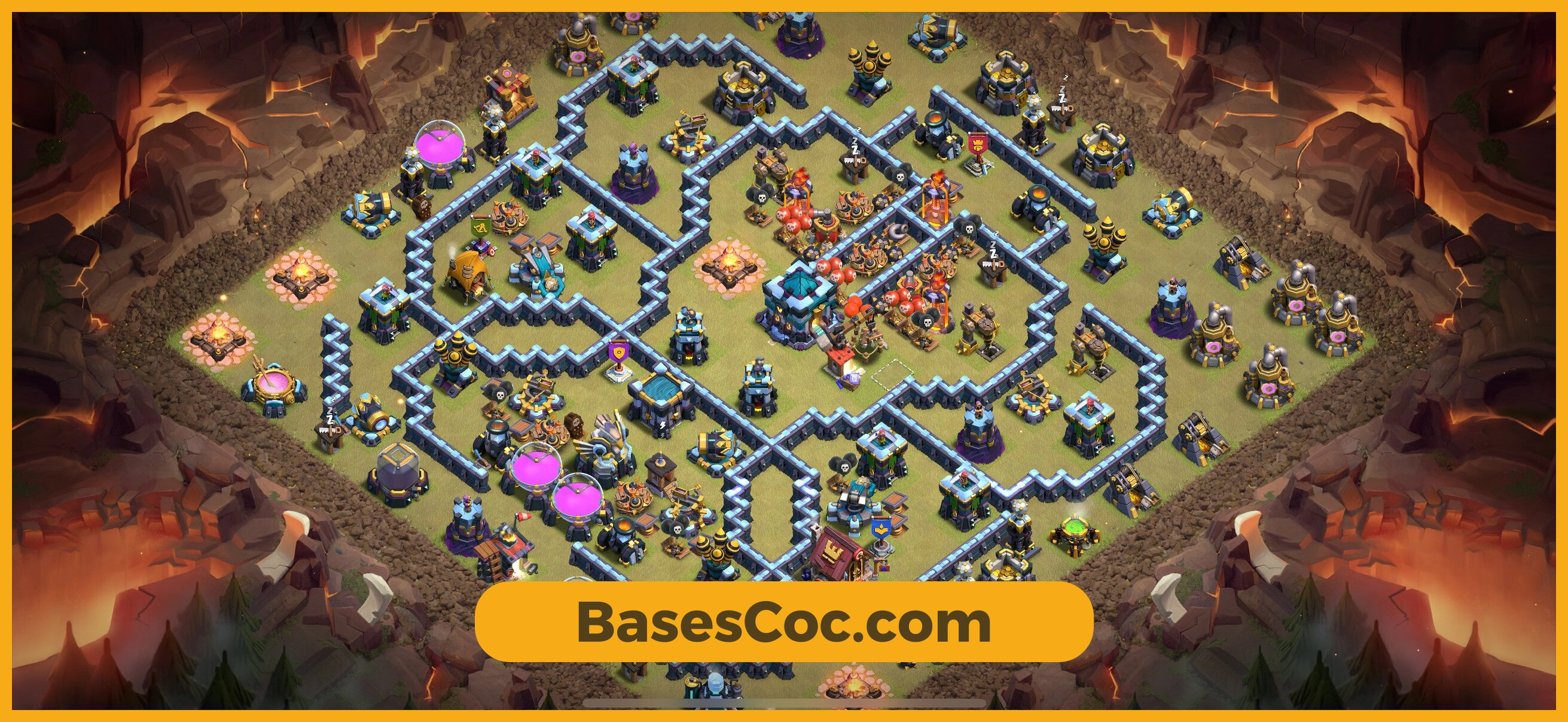TH13 war Base