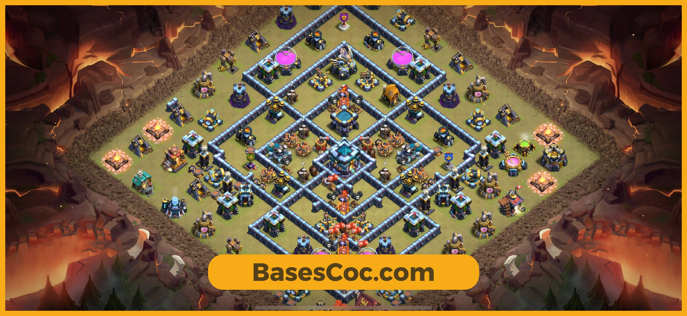 TH13 war Base