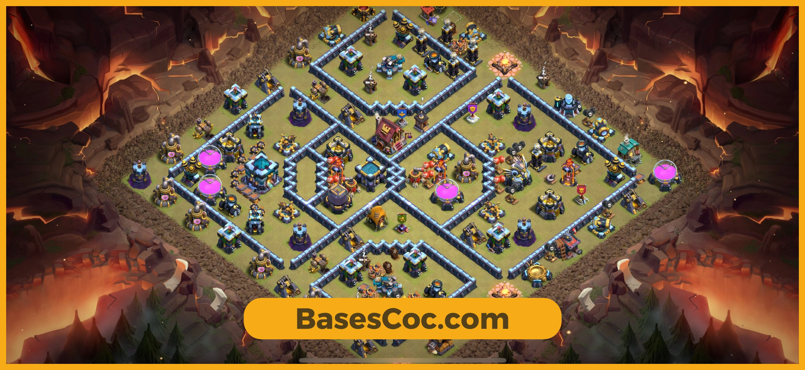 TH13 war Base