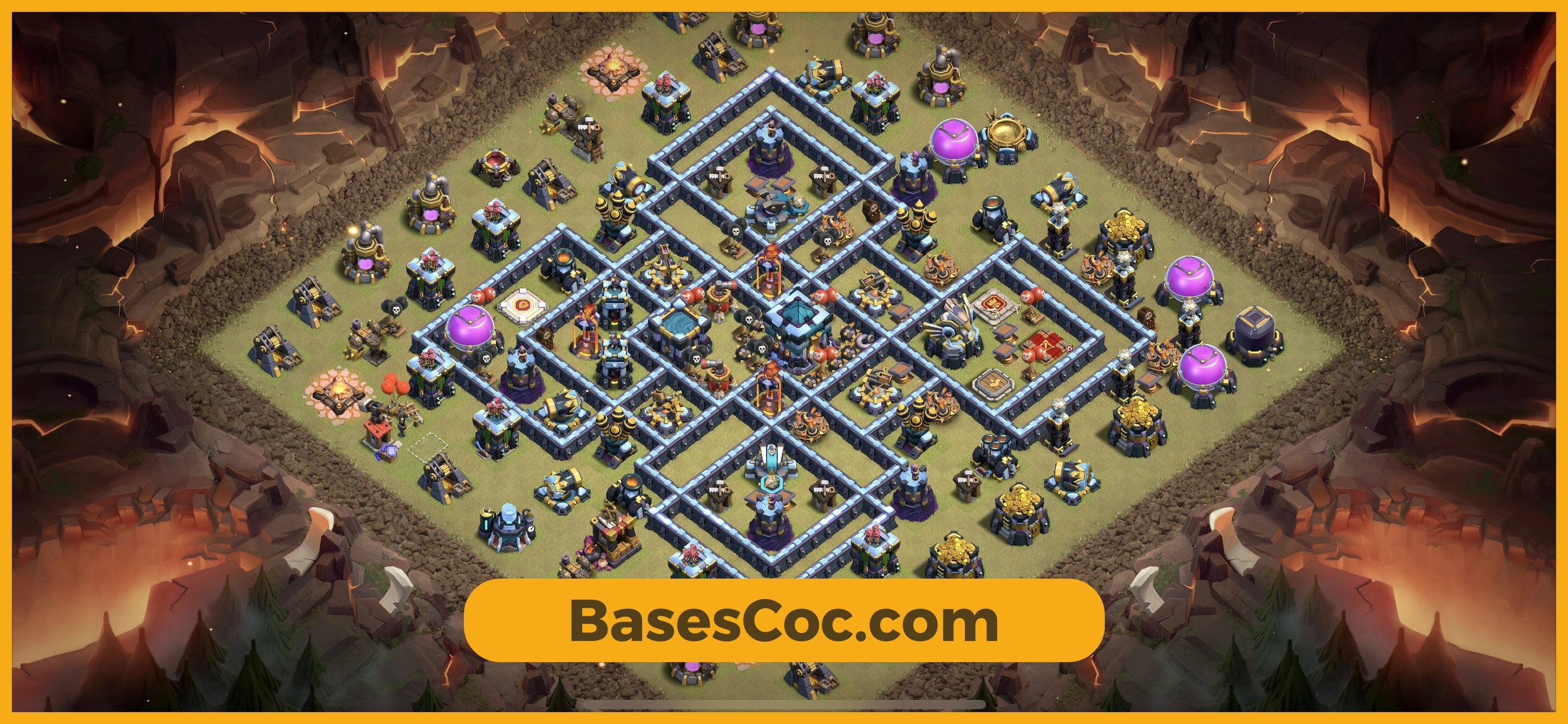 TH13 war Base