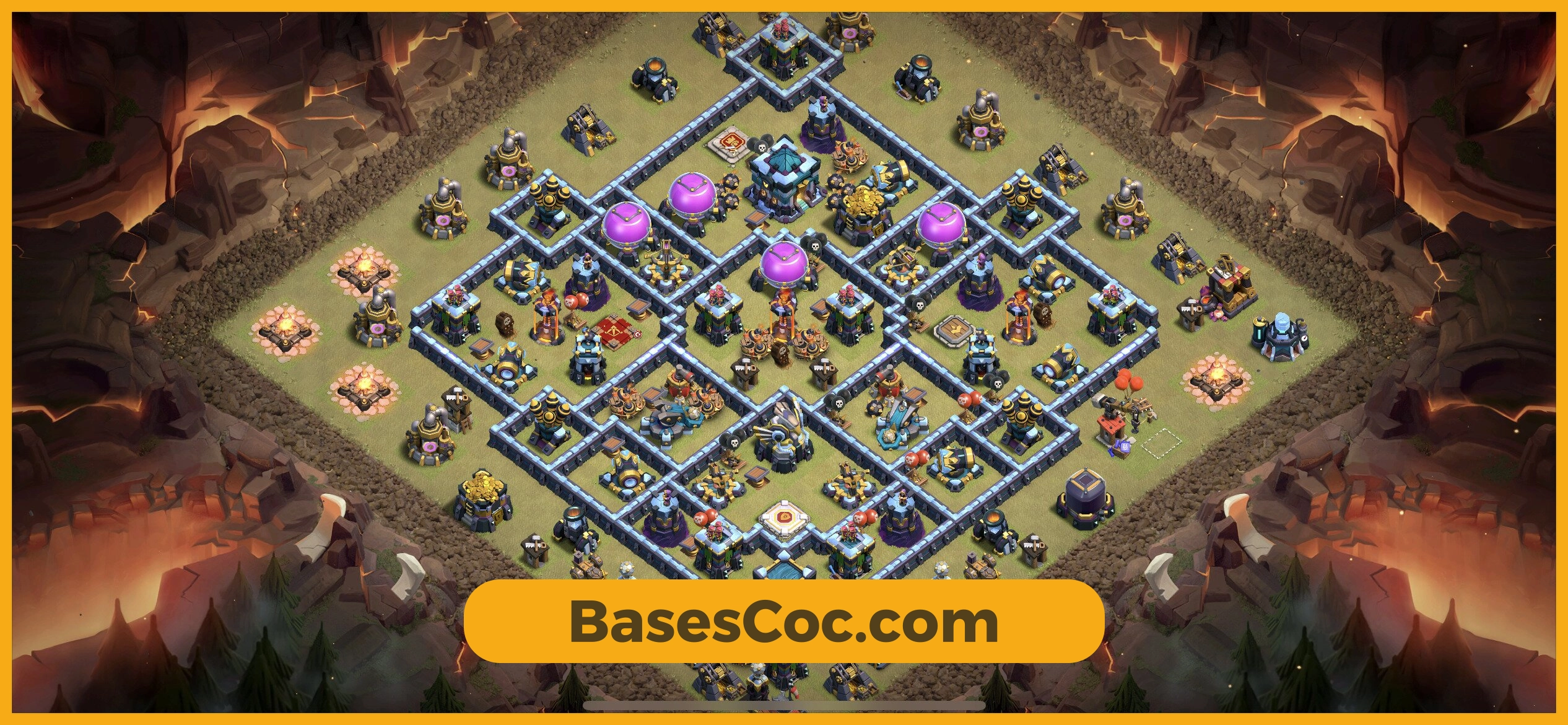 TH13 war Base