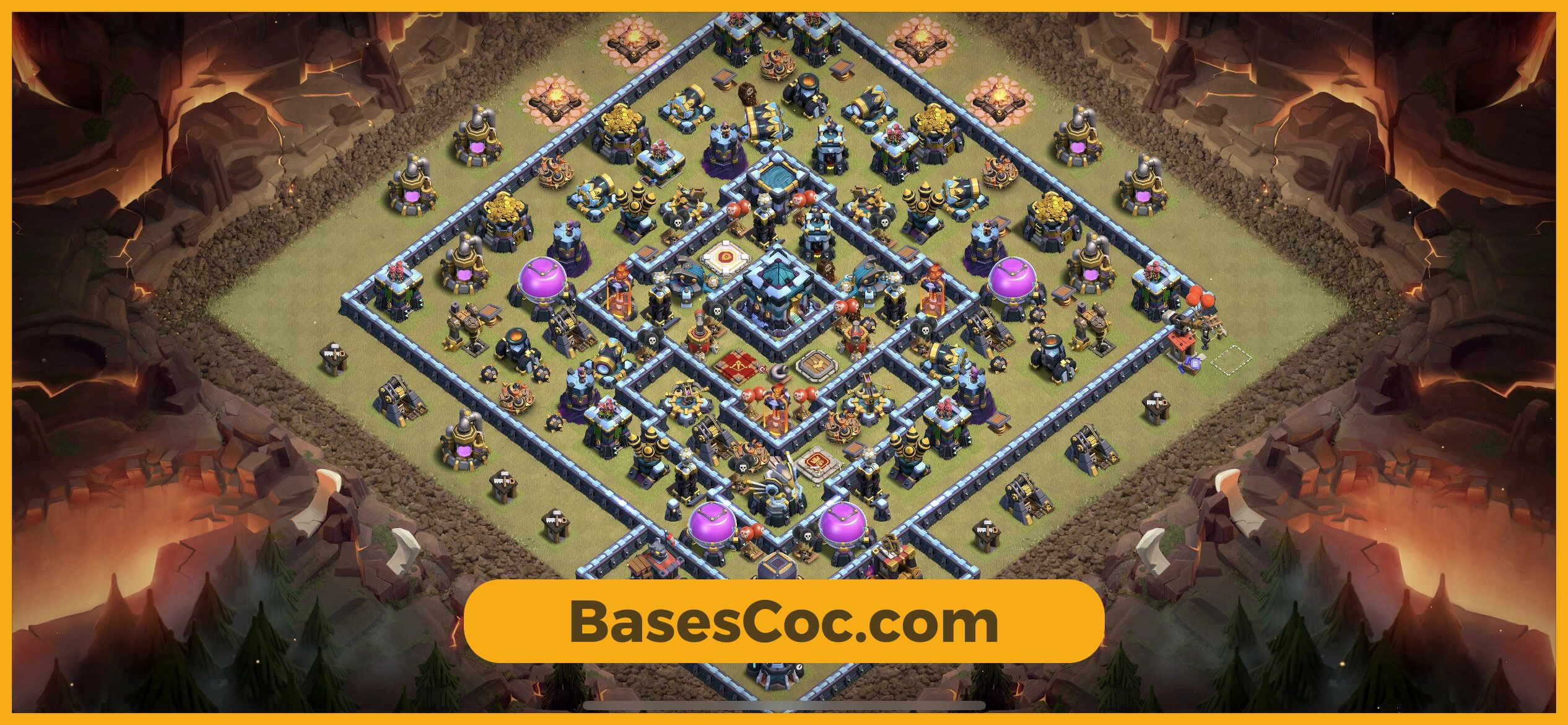 TH13 war Base