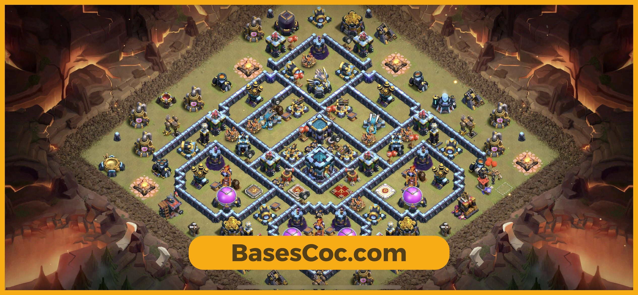 TH13 war Base