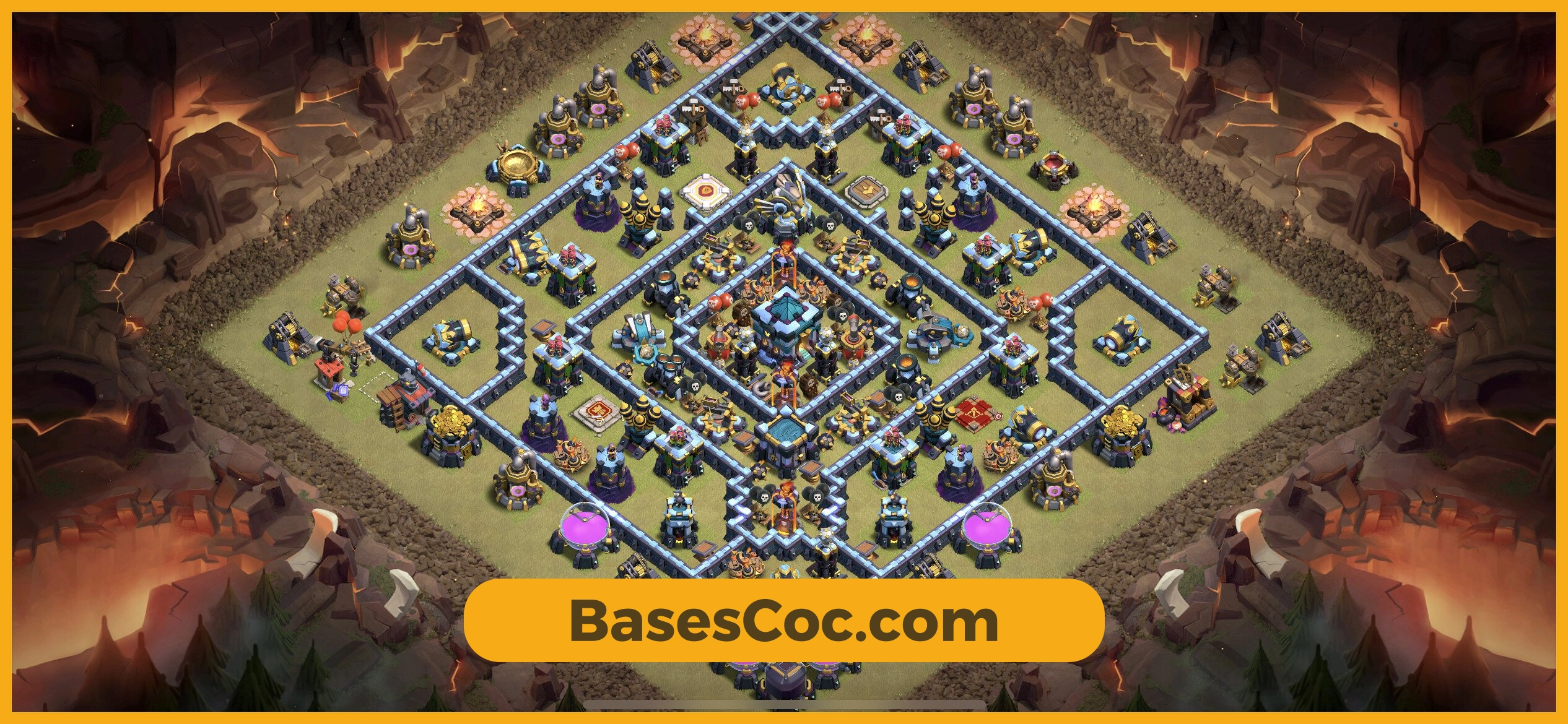 TH13 war Base