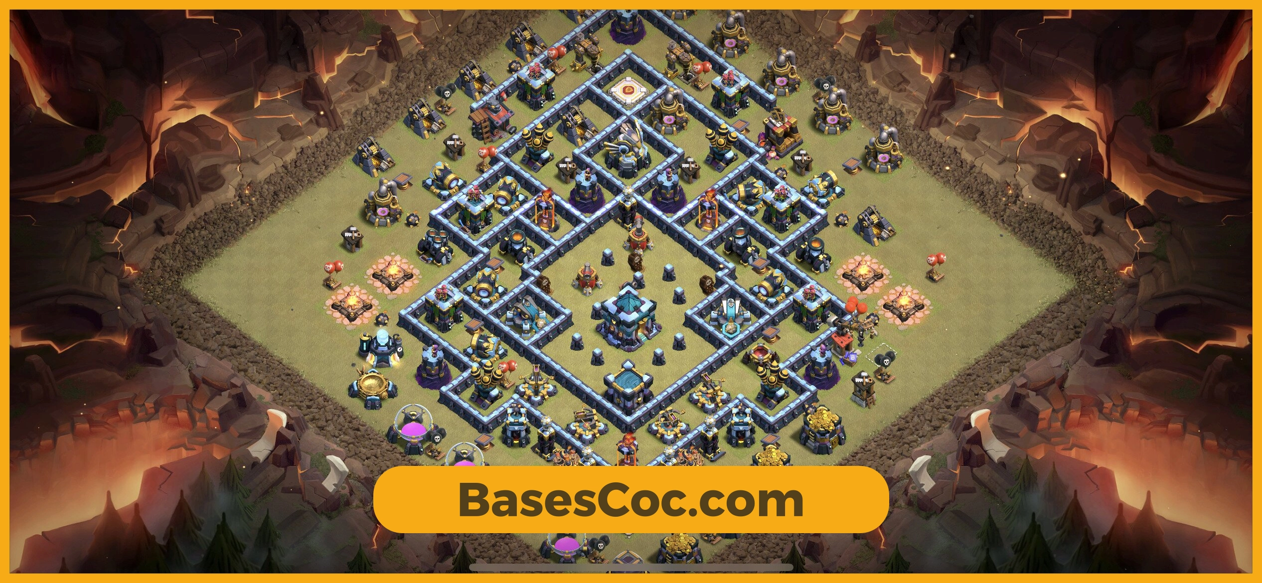 TH13 war Base