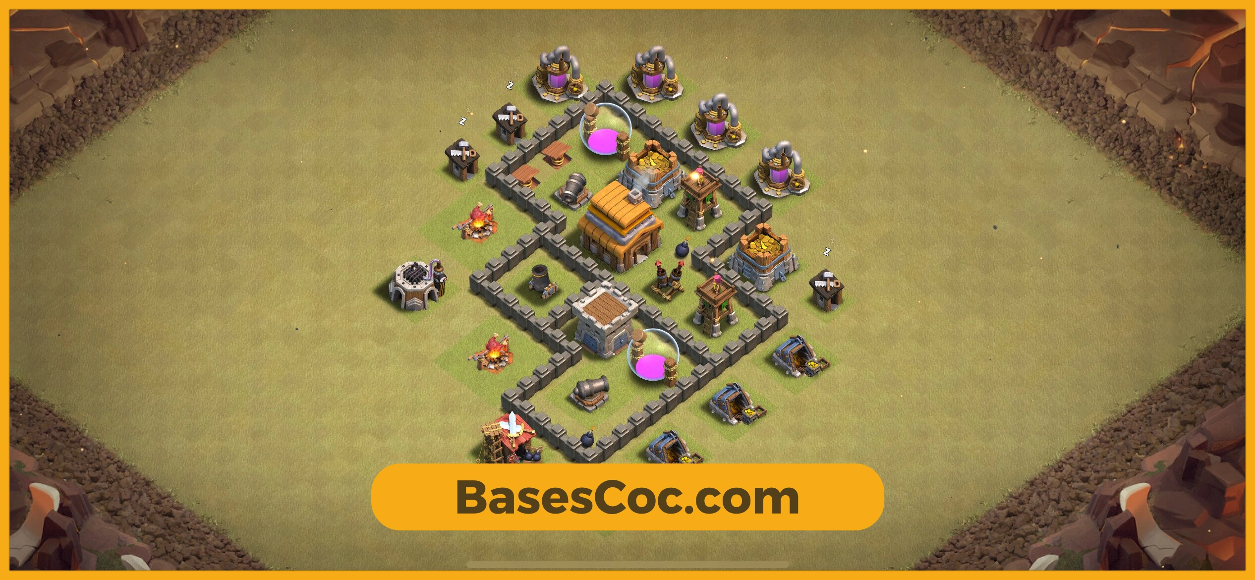 TH4 war Base