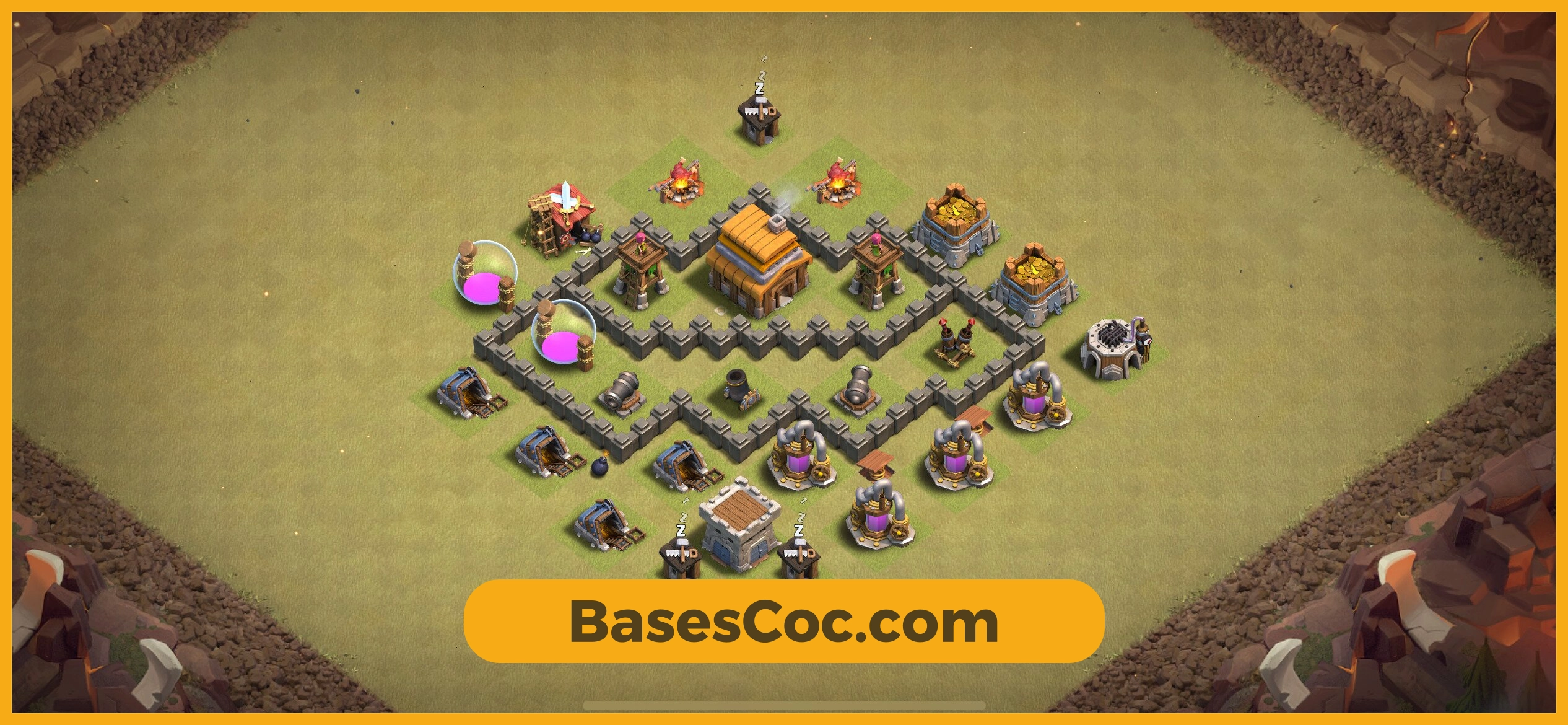 TH4 war Base