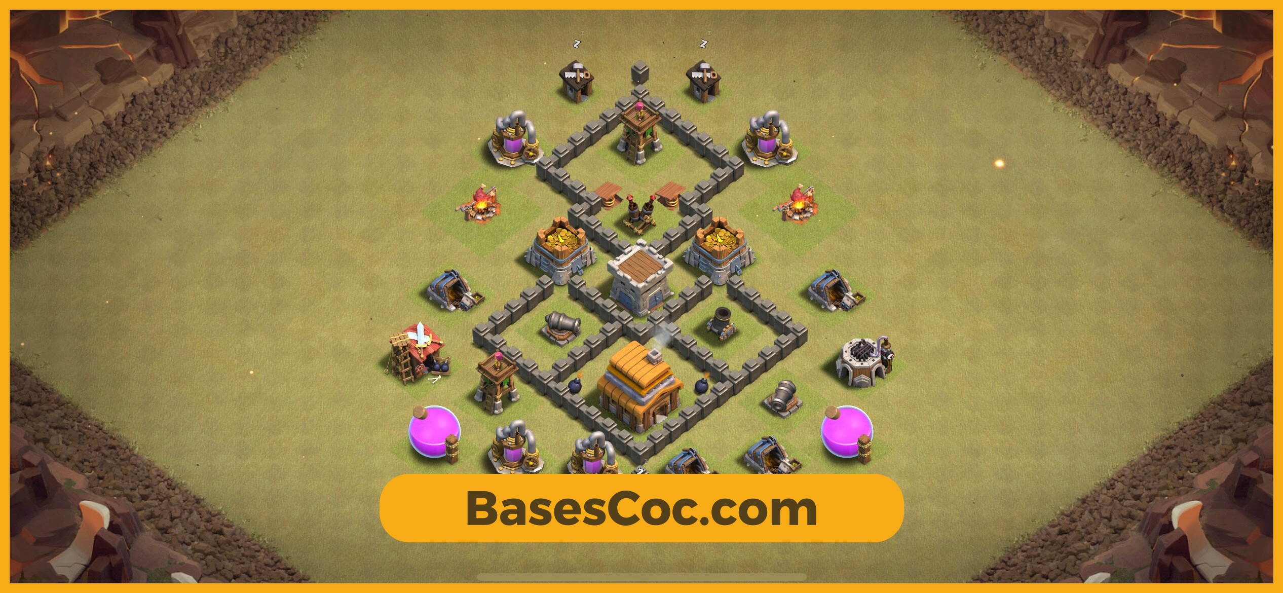 TH4 war Base