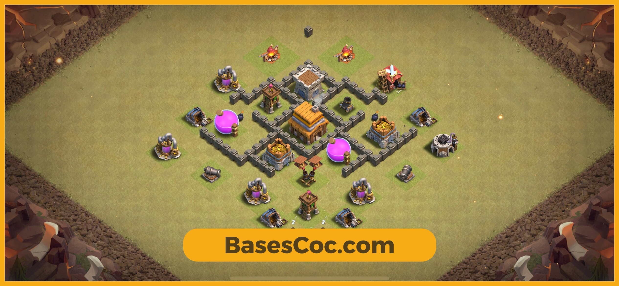 TH4 war Base