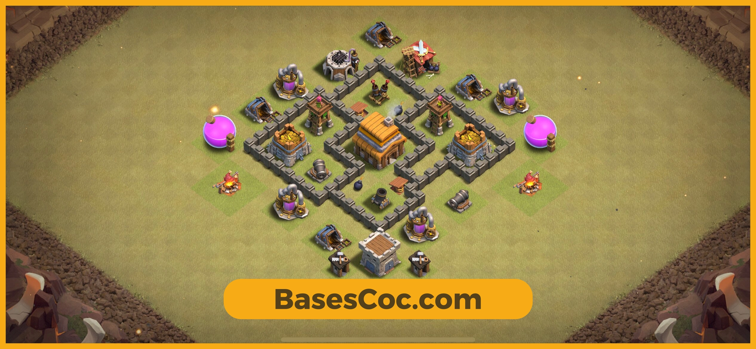 TH4 war Base
