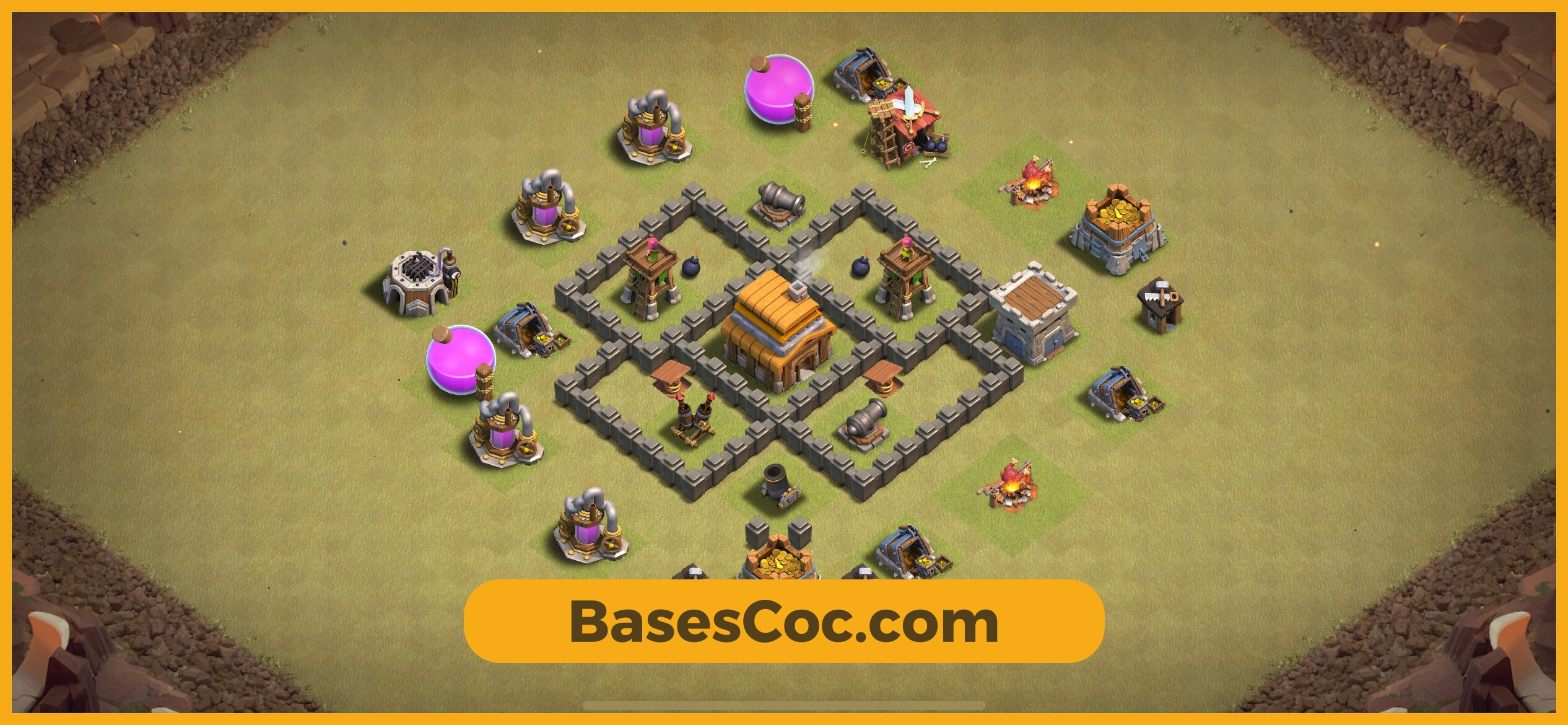TH4 war Base