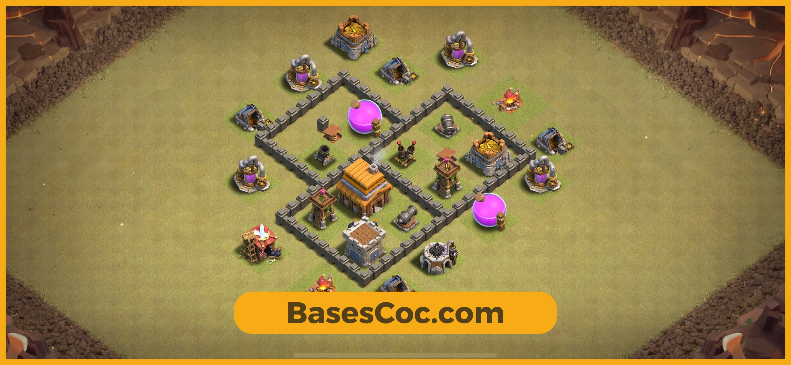 TH4 war Base