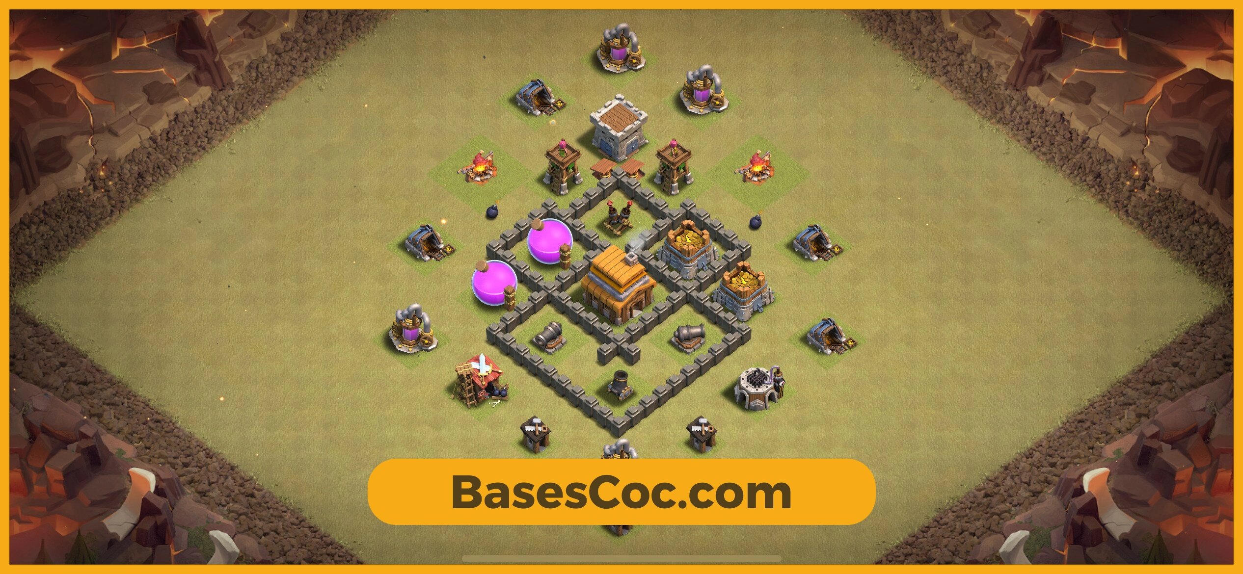 TH4 war Base
