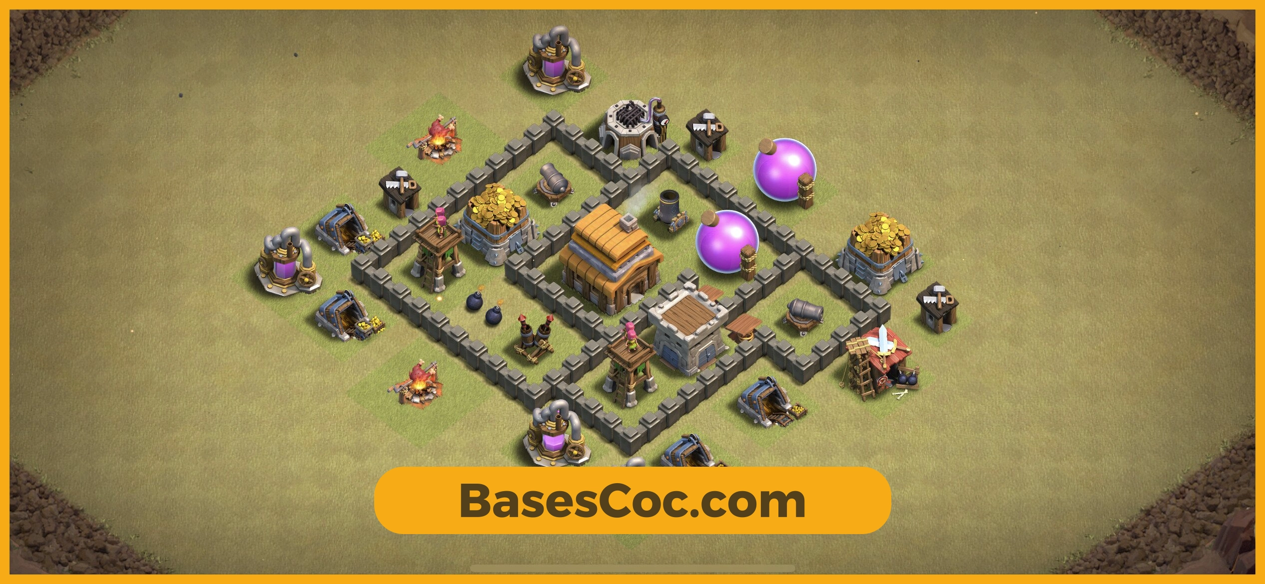 TH4 war Base