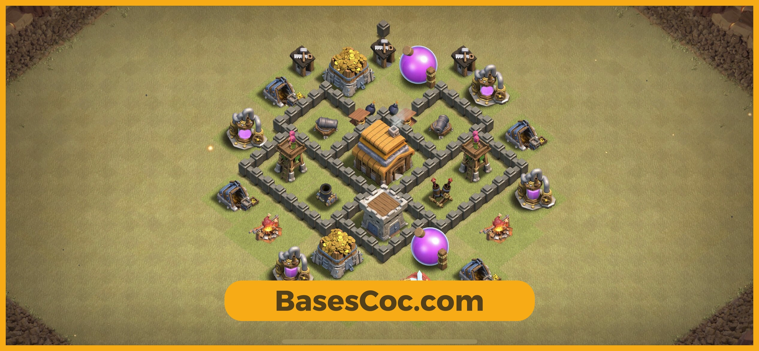TH4 war Base