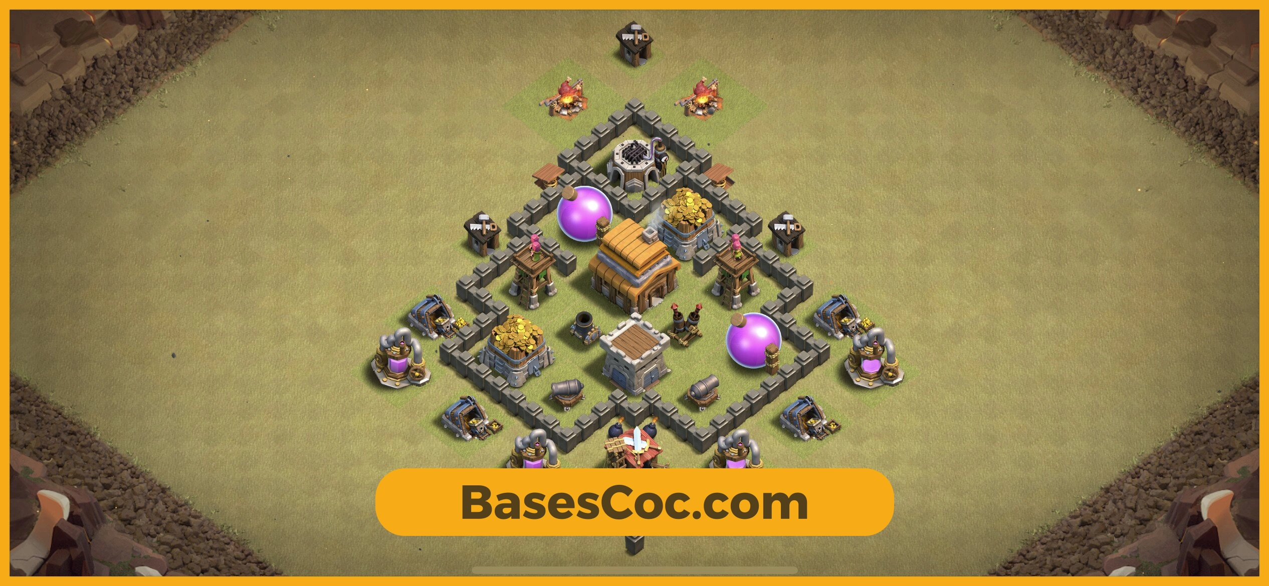 TH4 war Base