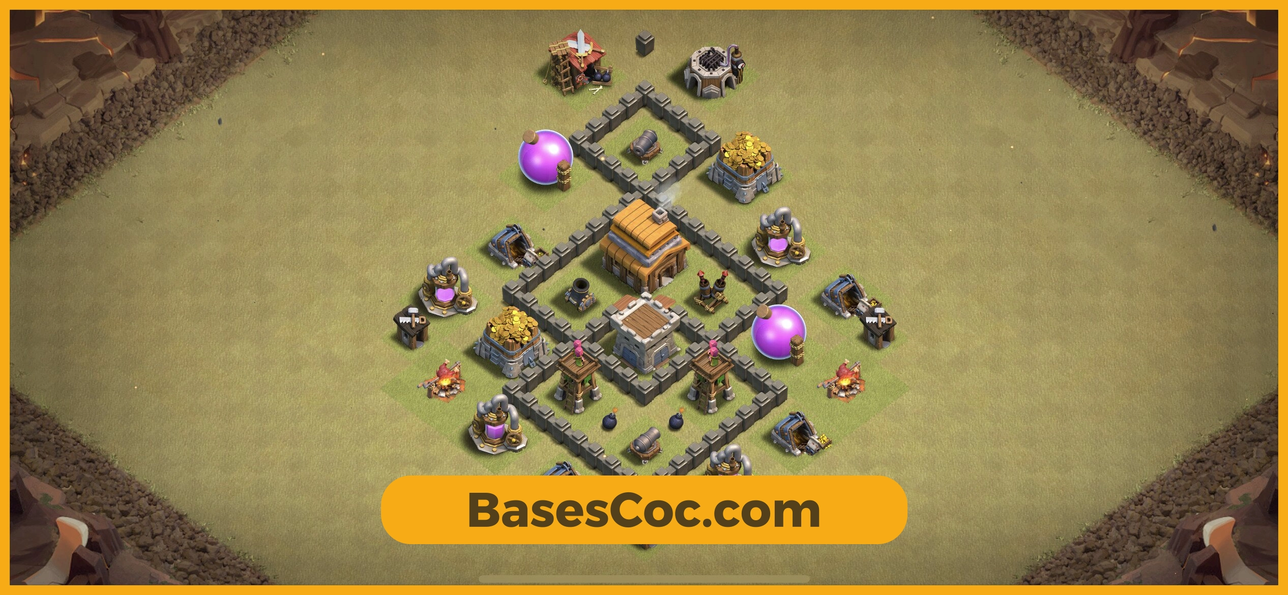 TH4 war Base