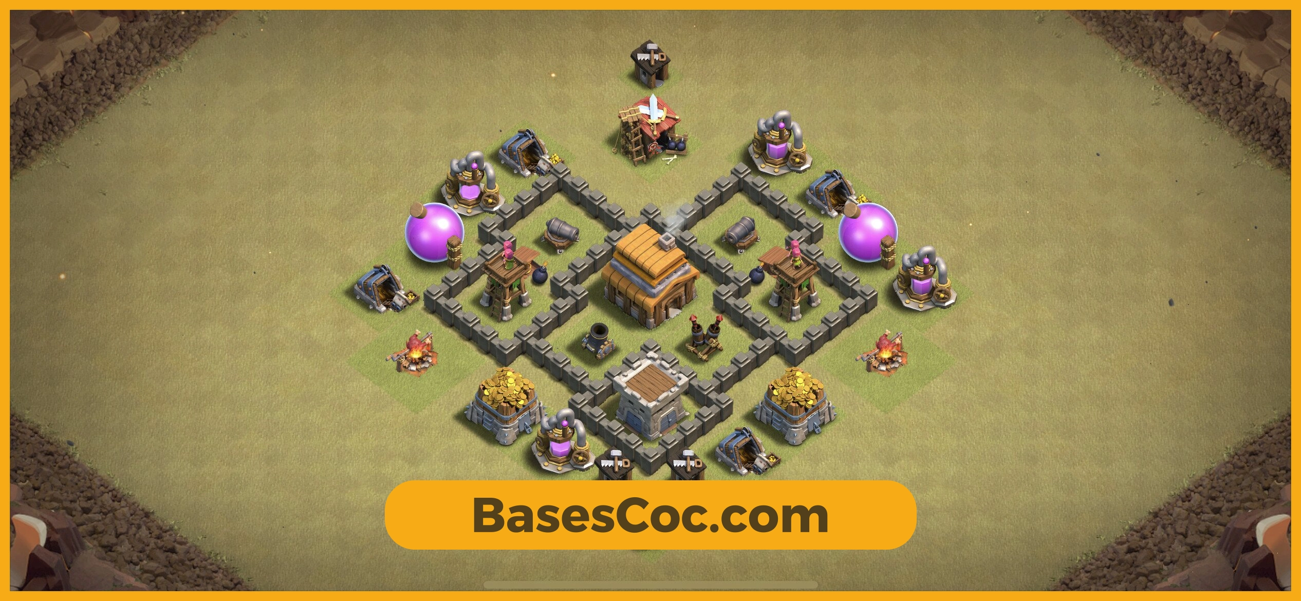 TH4 war Base