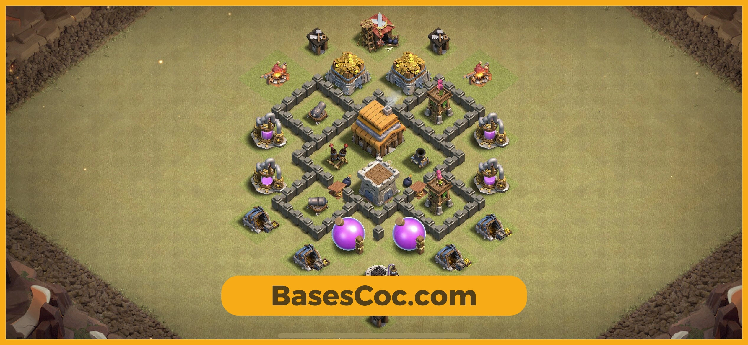 TH4 war Base