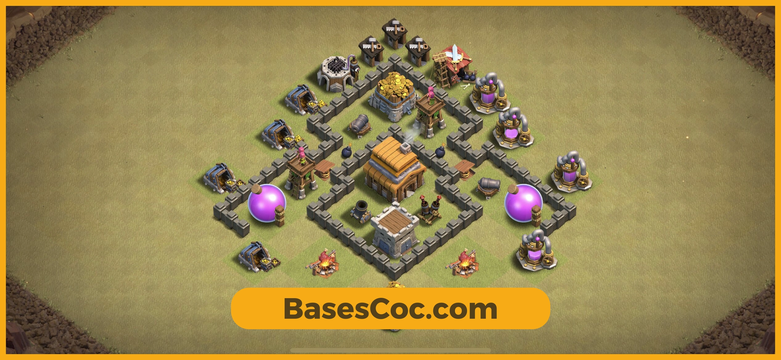 TH4 war Base