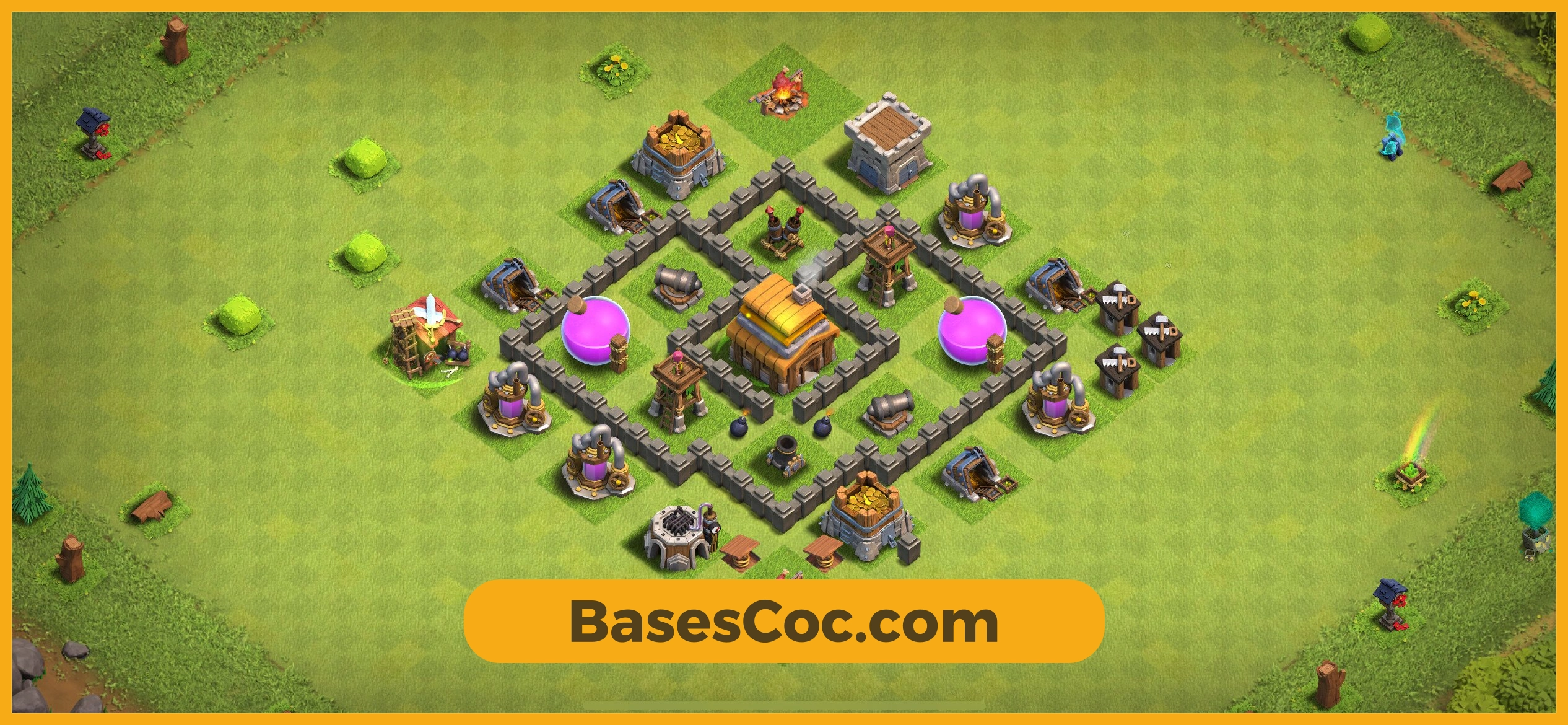 TH4 trophy Base