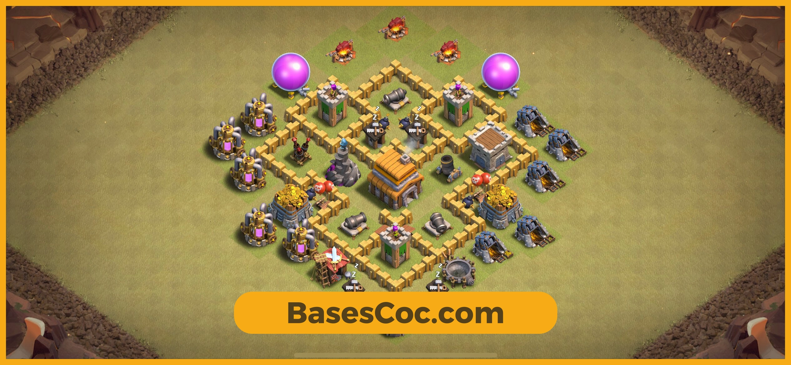 TH5 war Base