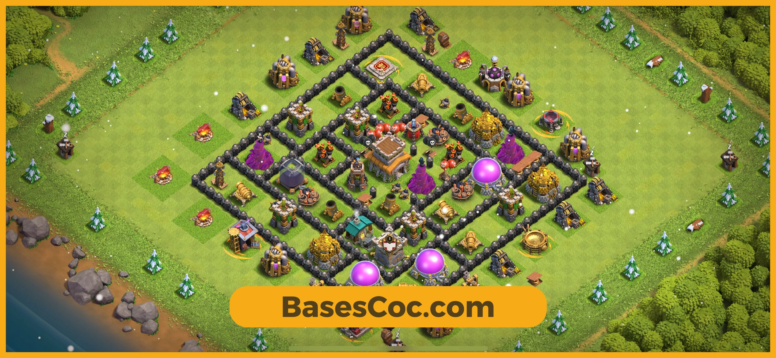 TH8 trophy Base