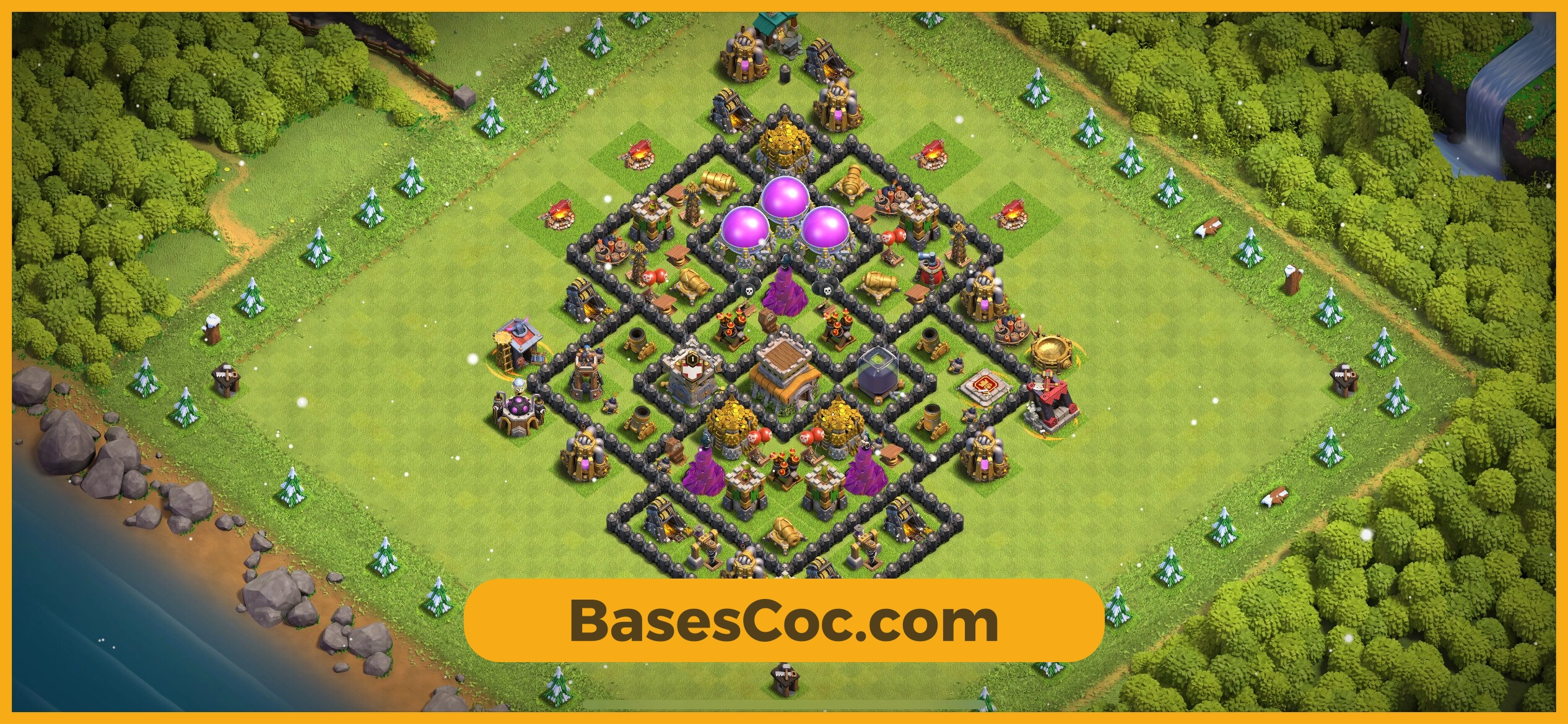 TH8 trophy Base
